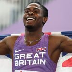 Britain’s Azu equals lifetime best to win world 60m gold